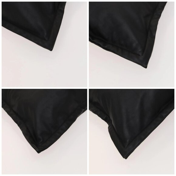 BURBERRY Shoulder Bag Leather Black Gold Auth - Picture 16 of 16